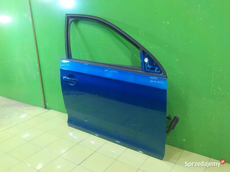 SKODA RAPID 14 TDI 16r 5D drzwi prawe przod mazowieckie Suków