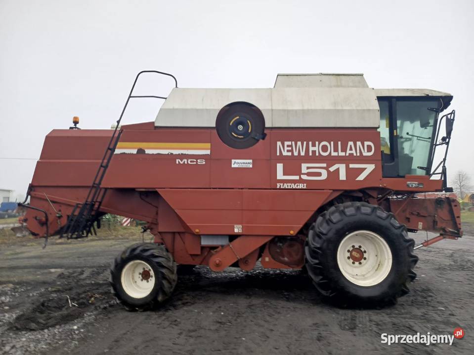 Kombajn Holland Laverda 517 Heder z wózkiem 45 m wielkopolskie