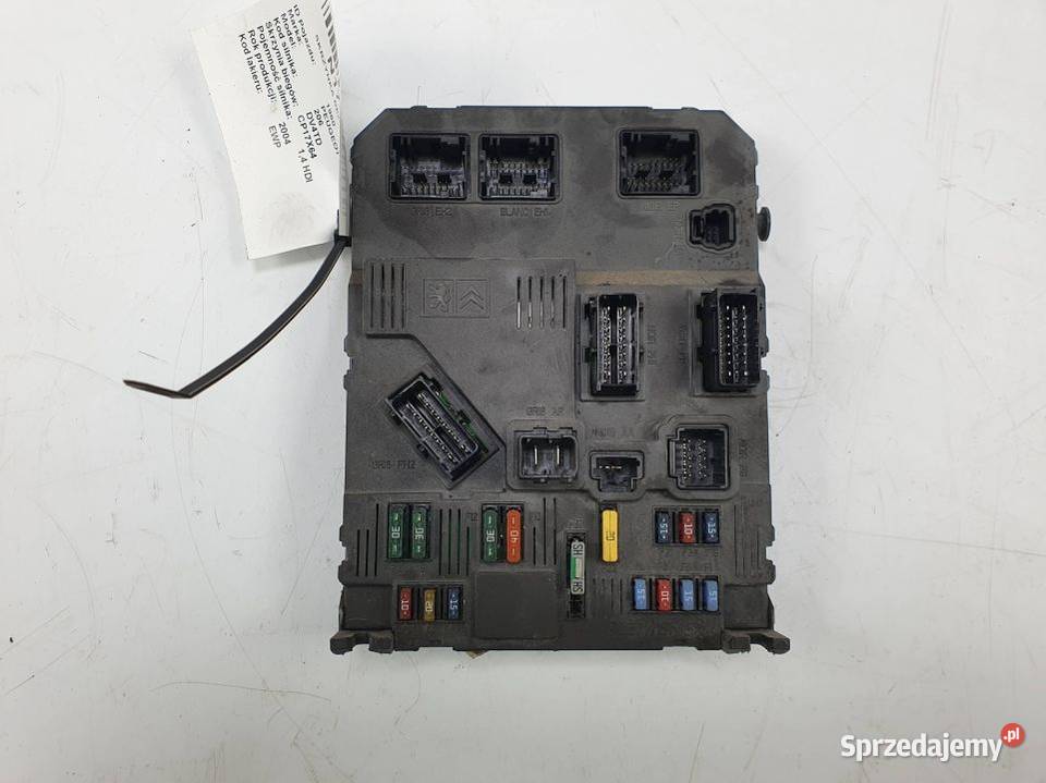 SKRZYNKA BEZPIECZNIKÓW PEUGEOT 206 9652474780