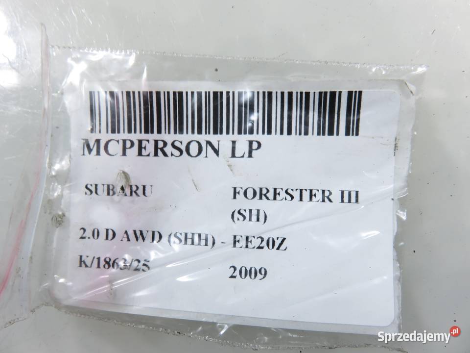 MCPERSON LEWY PRZEDNI SUBARU FORESTER III 20 D