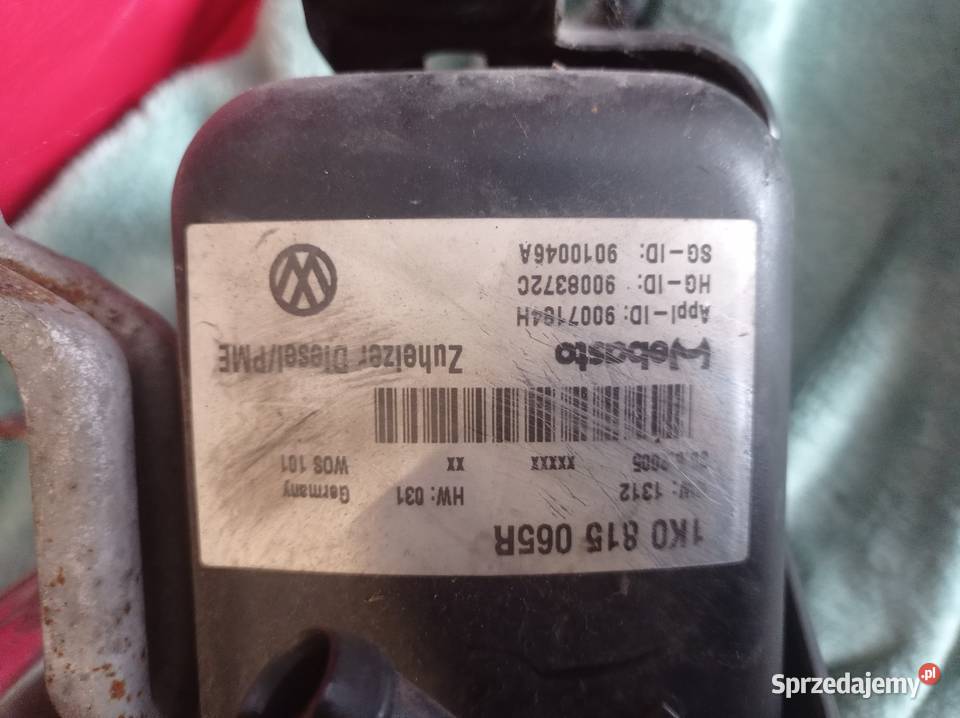 Webasto thermo top V ogrzewanie postojowe Touran osobowe Włocławek