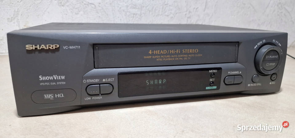 Video magnetowid SHARP VC MH 711 VC MH711 VHS wielkopolskie sprzedam
