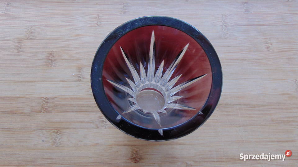 Kryształowy wazon firmy VSL Val Saint Lambert Białystok