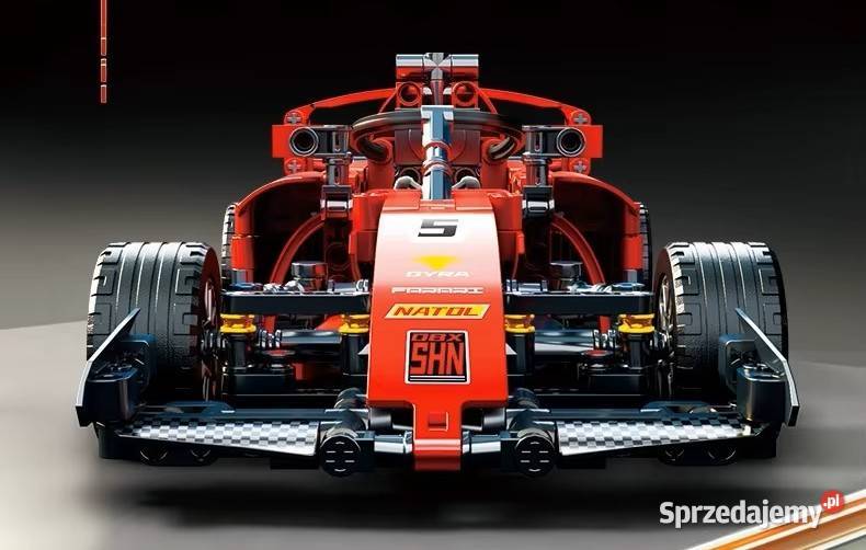 Klocki wyścigówka F1 prezent wieku 6 Milanówek