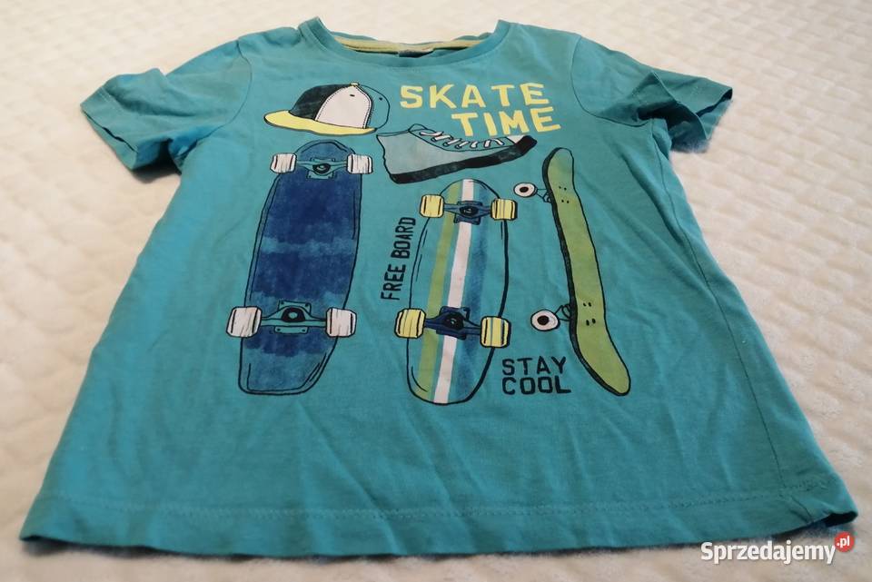 Koszulka krótki rękaw niebieska skate time 98 Czeladź
