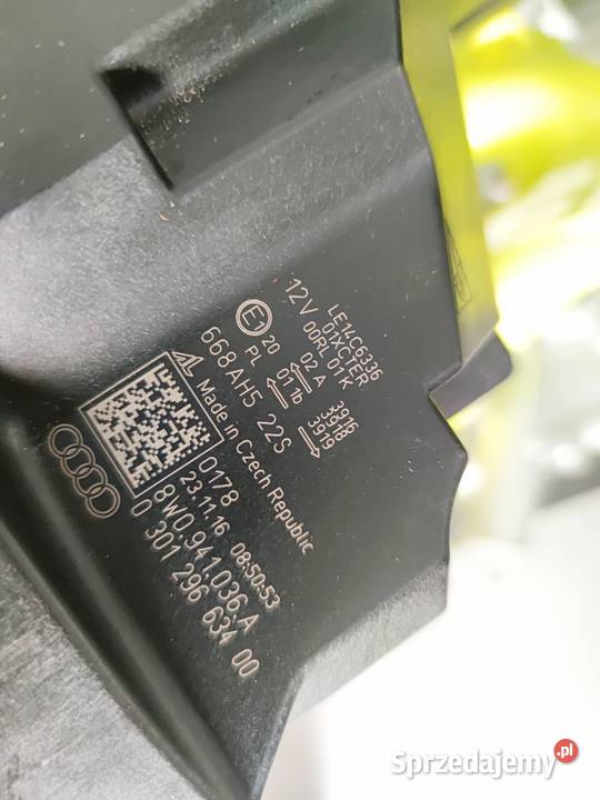 Reflektory Lampy przednie Matrix Led Audi A4S4B9 Wisła