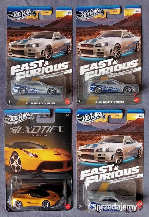 Hot Wheels zestaw Nissan Skyline GTR Ferrari Jaworzno