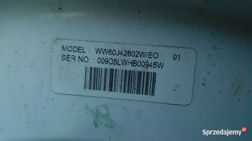 Bęben kompletny do pralki samsung WW60J42602WE0 Elektronika małopolskie
