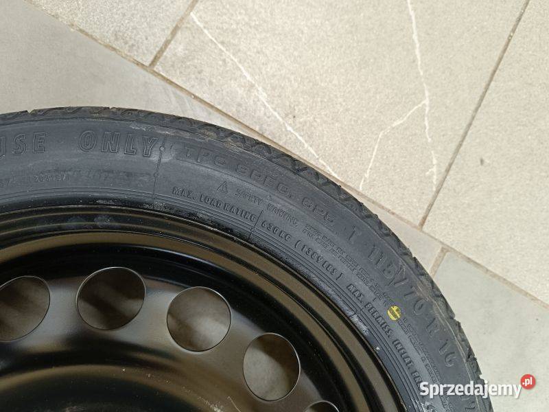 koło dojazdowe dojazdówka Opel Astra J Zafira C Ostrów sprzedam