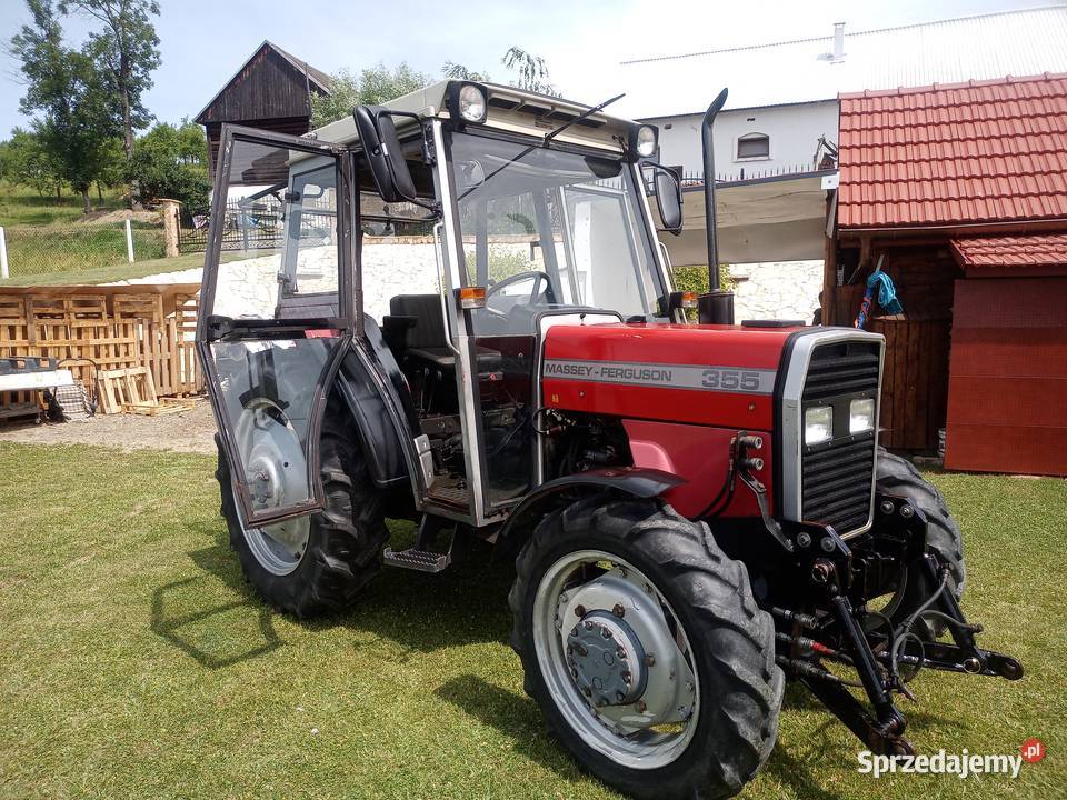 W oryginale MF Massey Ferguson 355 4x4 tuz Łukowica