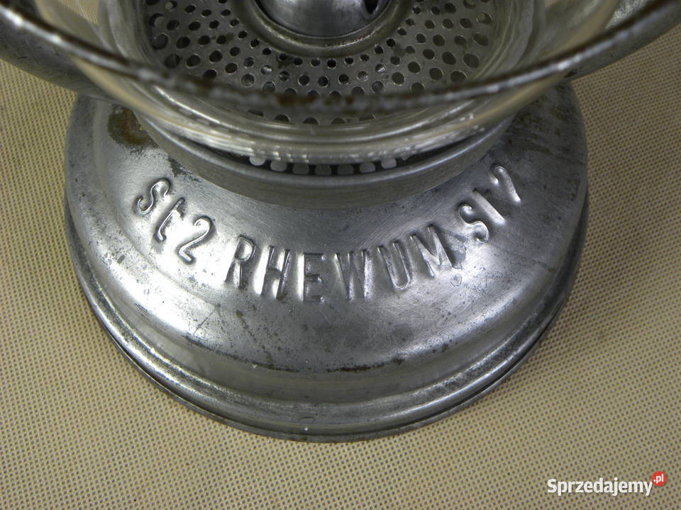 Stara niemiecka lampa naftowa Rhewum St2 Legnica