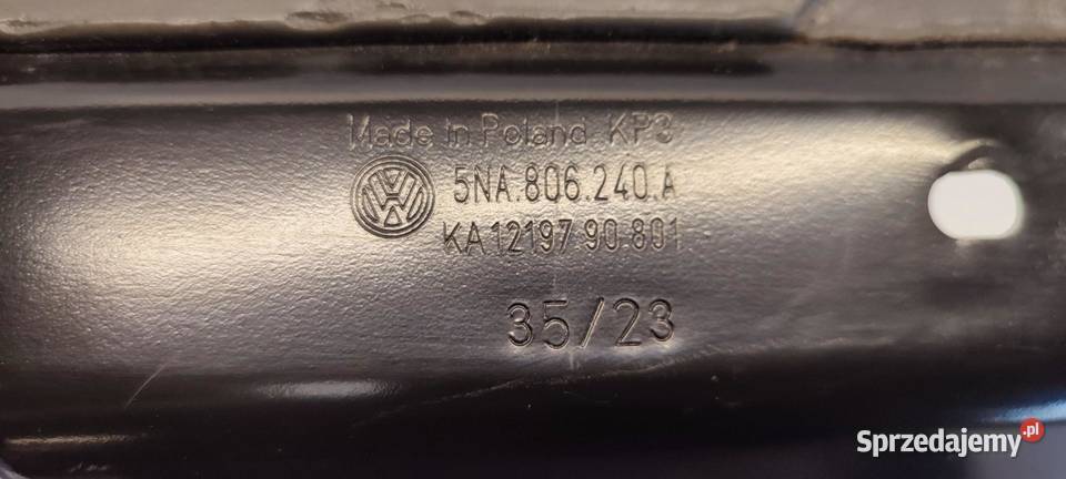 VW TIGUAN II PODSZYBIE PRAWE DOLNE 5NA806240A sprzedam