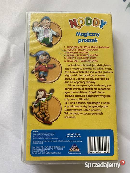NoddyMagiczny proszekbajki na kasecie VHS Lublin