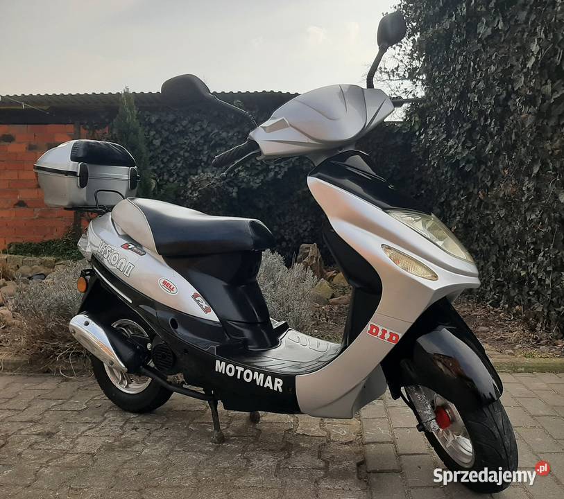Ładny skuter Motomar Vision 50 4t 2008r 1wł 1717 1717km Tuczno