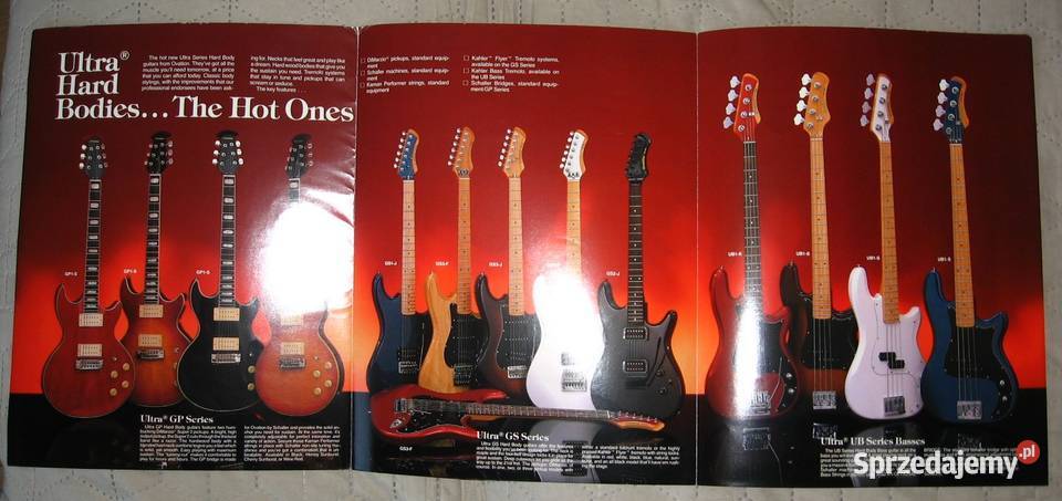 Ovation Ultra Hard Bodies Guitars katalog Kępice