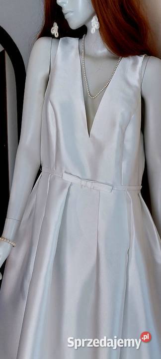 Suknia ślubna z kieszeniami rozmiar 46 Długopole Dolne