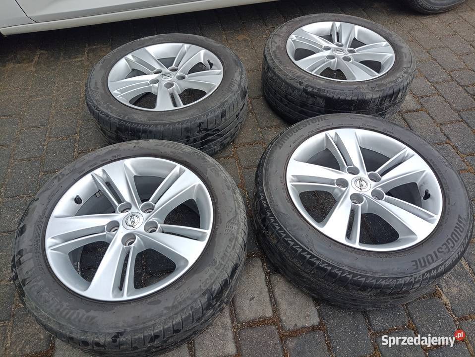 4 opony z felgami alu 22555R17 z czujnikami Kościelisko