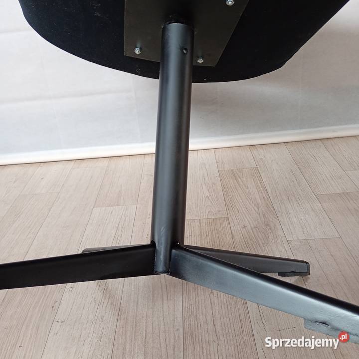 Fotel obrotowy z PRL MUSZELKA renowacji Puszczykowo