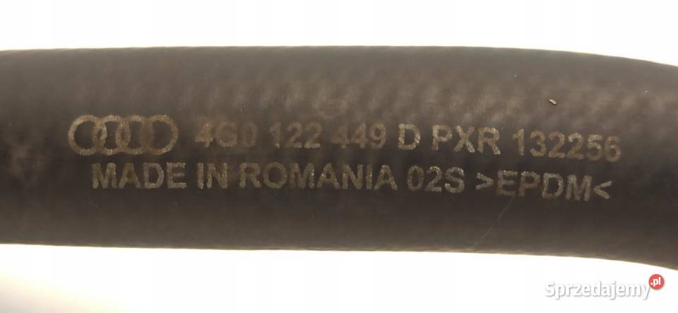 AUDI A7 4G RURA PRZEWÓD WODY 4G0122449D