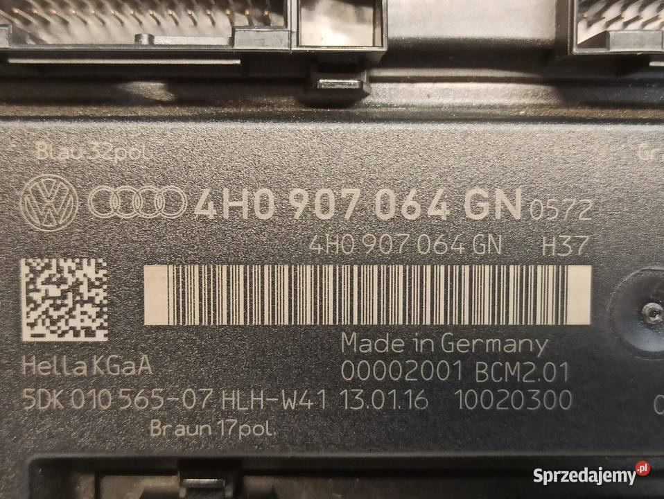 AUDI A6 C7 MODUŁ KOMFORTU 4H0907064GN Komputery dolnośląskie