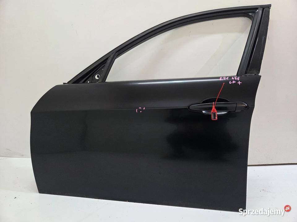 DRZWI LEWE PRZEDNIE PRZÓD BMW E90 E91 4759 BLACK