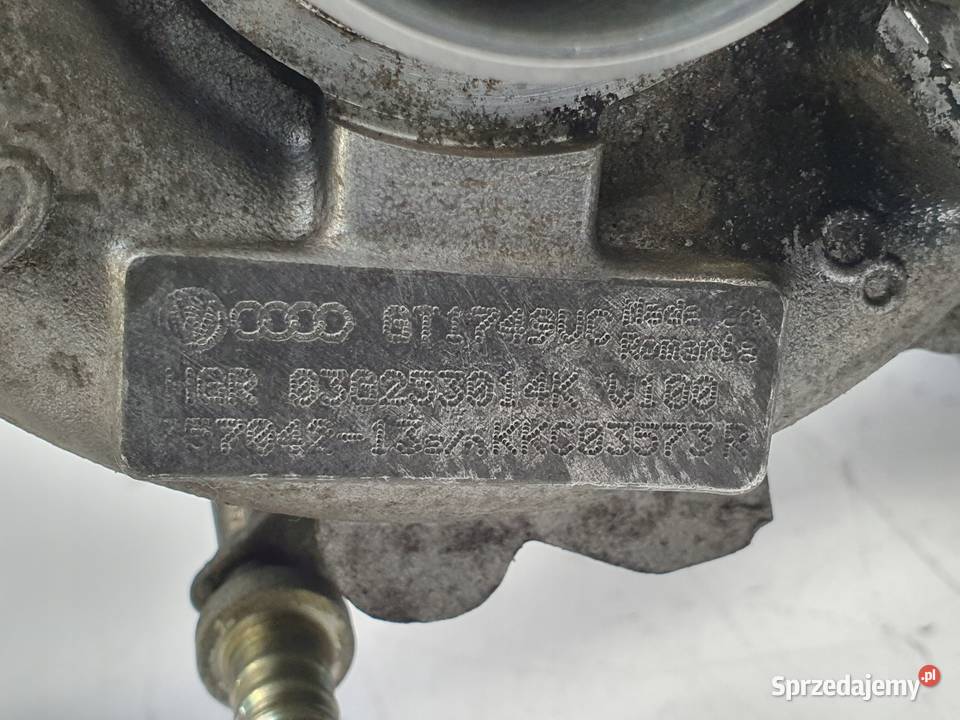 TURBOSPRĘŻARKA VW Passat B6 Golf VI 20 TDI turbo osobowe