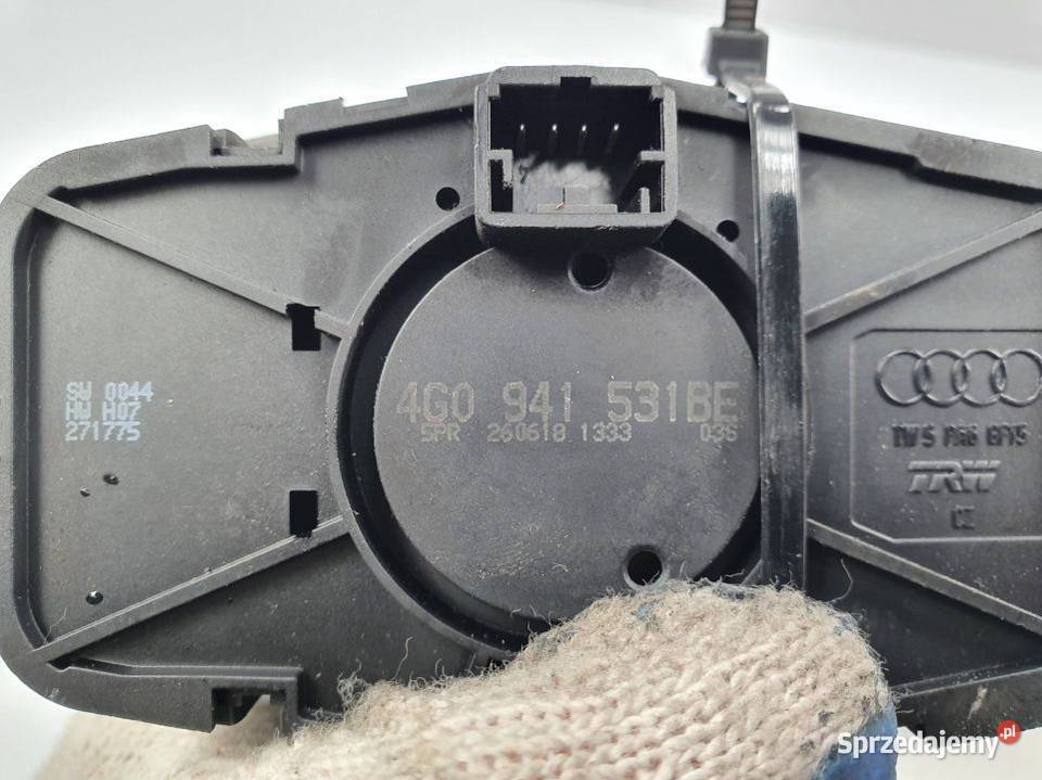 WŁĄCZNIK ŚWIATEŁ AUDI A6 C7 LIFT 4G0941531BE Lipno