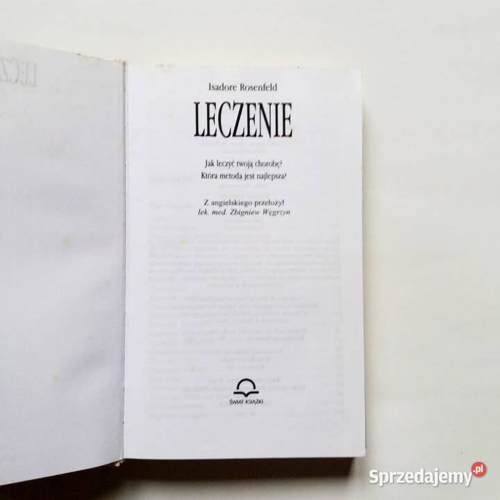Leczenie leczyć twoją chorobę Która metoda jest Książki naukowe i popularnonaukowe Łódź