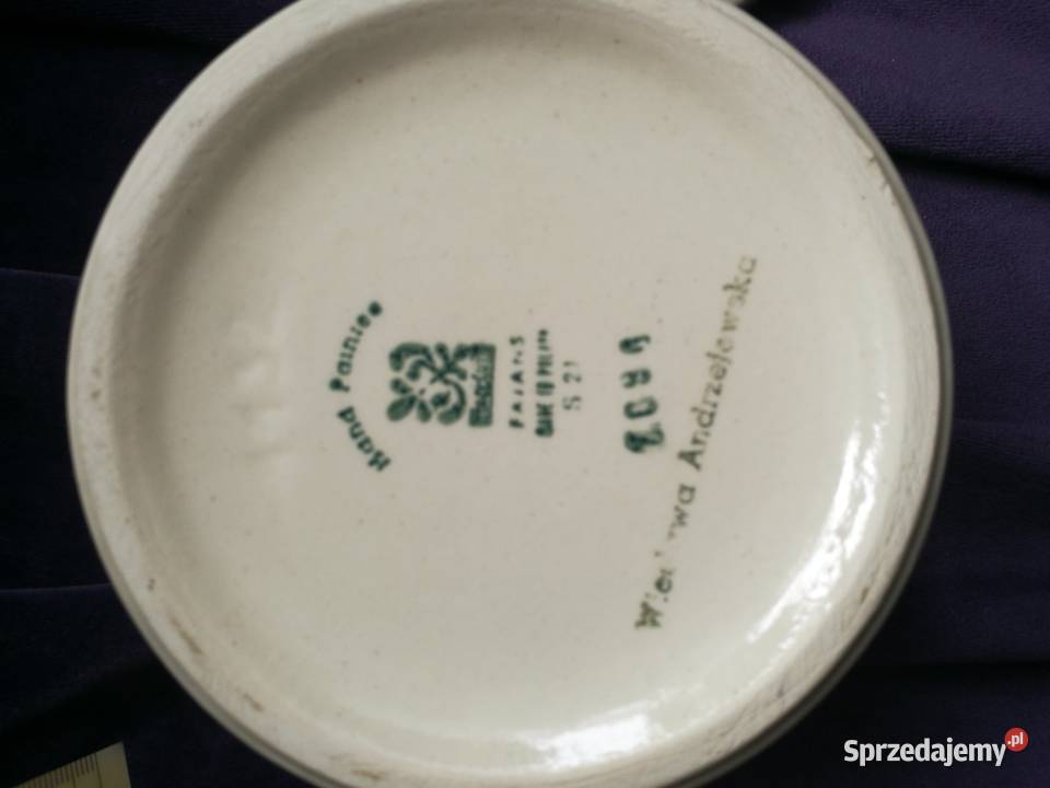 Cukiernica porcelana fajans Włocławek prl