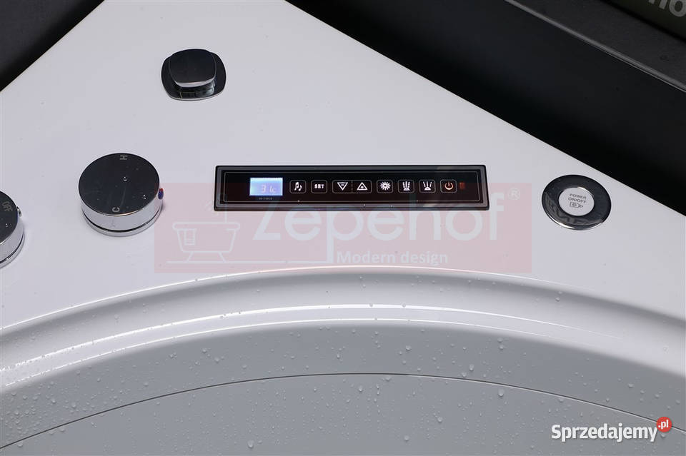 Wanna z hydromasażem EB8005 narożna 150cmx150 Grabówka