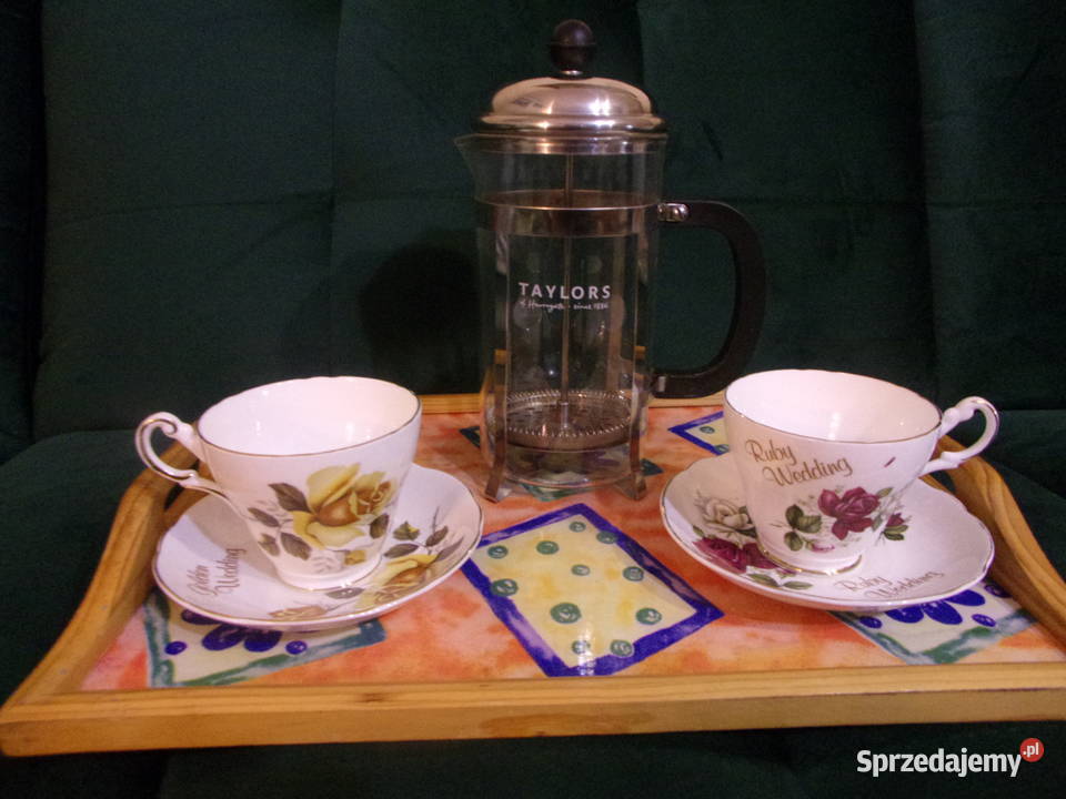 Angielski ZAPARZACZ Z TŁOKIEM DO KAWY HERBATY Warszawa