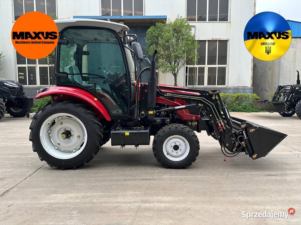 MAXUS 50 4x4 z ładowaczem czołowym Perkins BOSCH Ukł. ham. do przyczep hydraul.
 Maxus Aleksandrów Łódzki