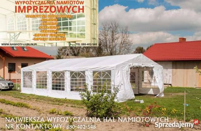 Namioty Imprezowe Wypozyczalnia lubelskie Chełm obsługa imprez