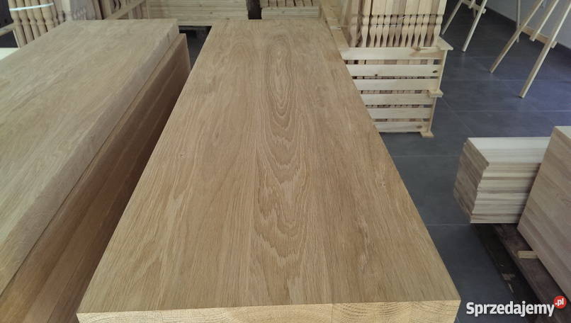 trepy stopnie schody dębowe lakierowane sprzedam