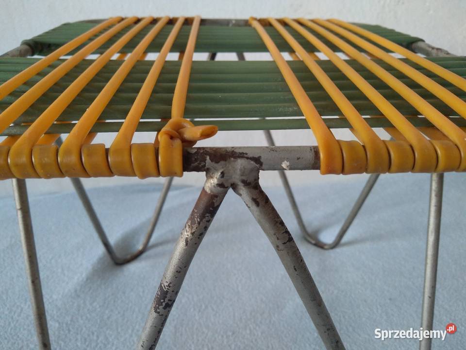 Stołek Taboret projektu W Wołkowski metal Meble mazowieckie Warszawa sprzedam