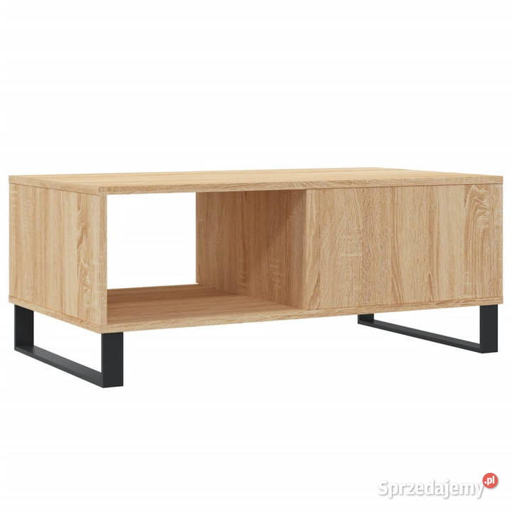 Stolik kawowy dąb sonoma 90x50x365 materiał Warszawa