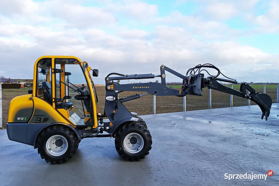 Ładowarka budowlana EUROTRAC W12S ramię kopiące