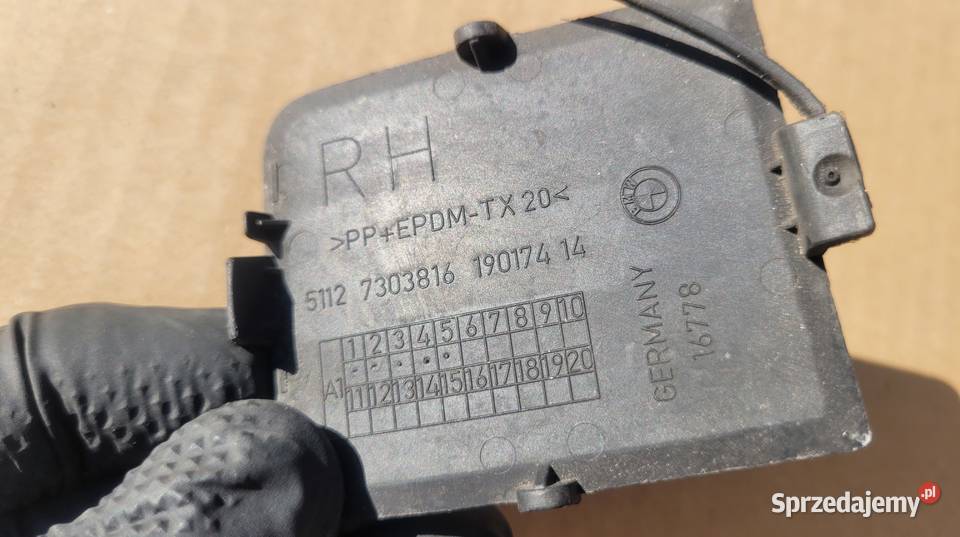 BMW X1 E84 2013 LIFT ZAŚLEPKA HAKA ZDERZAK TYŁ śląskie