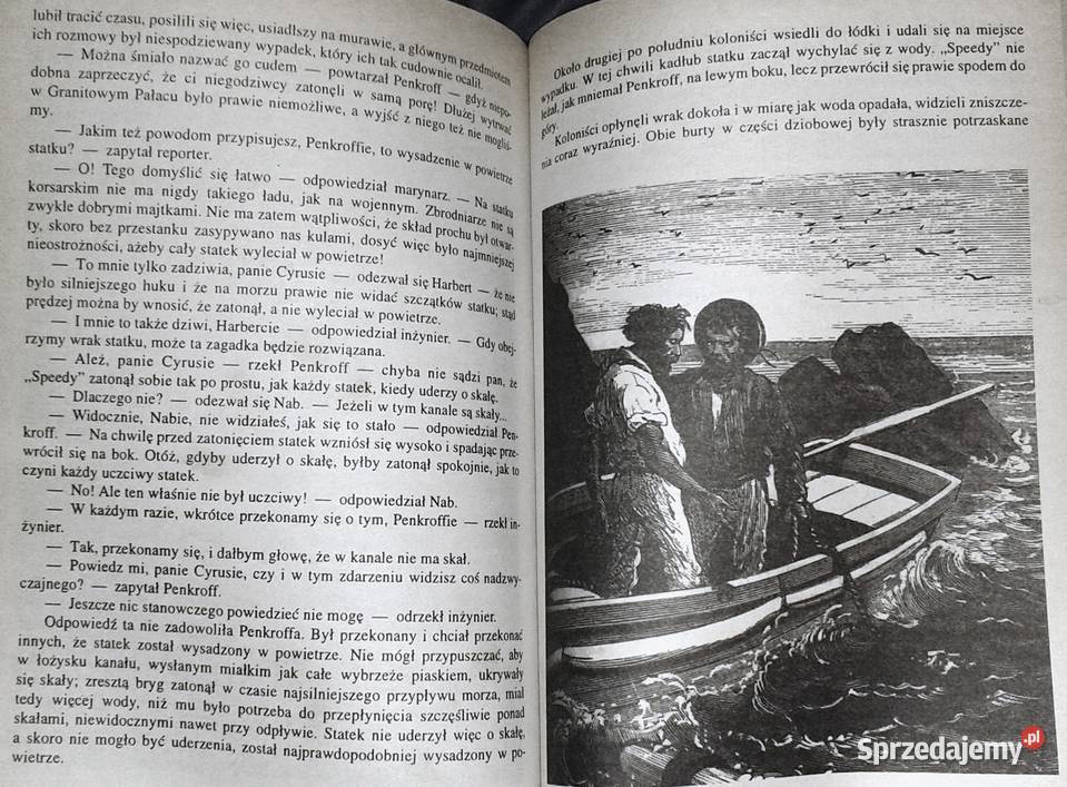 Tajemnicza wyspa Tom 1 i 2 Juliusz Verne lubelskie Chełm