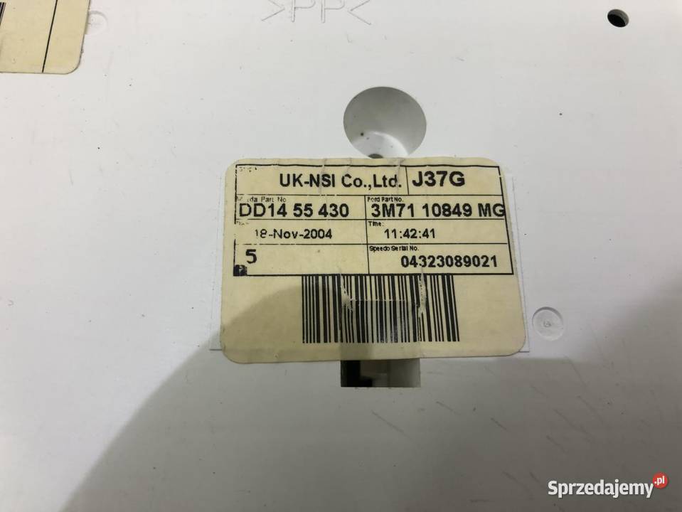 LICZNIK ZEGARY 3M7110849MG MAZDA 2 DY