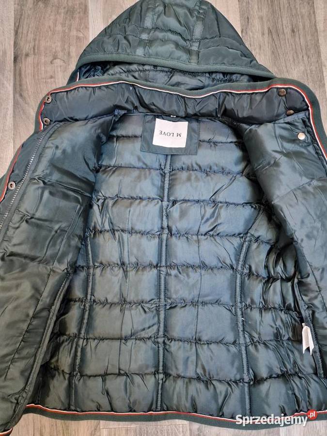 Kurtka Pikowana Xs S M Zieleń Butelkowa Żywiec