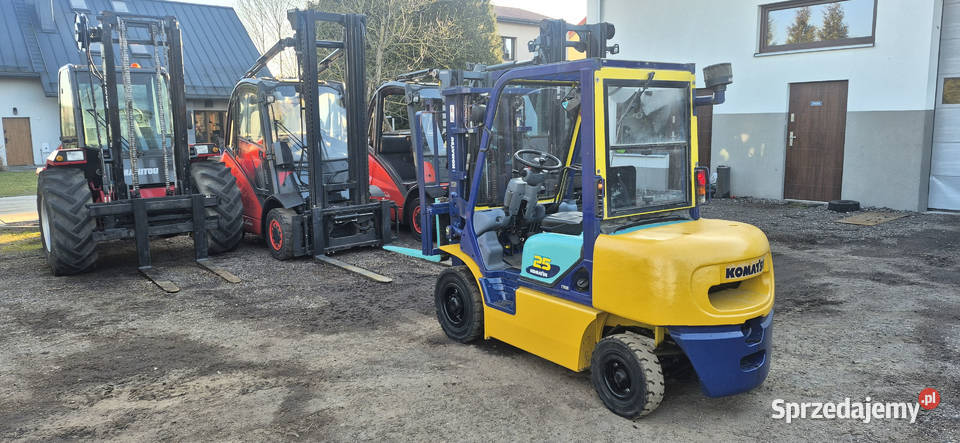 Wózek Widłowy KOMATSU FD25T Diesel Triplex 430 m Wózki widłowe Małkinia Górna sprzedam