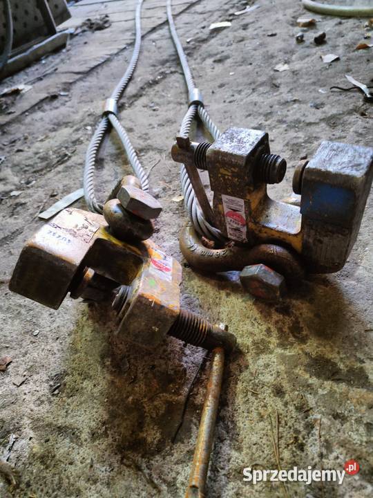 Zawiesia z uchwytami zaciskowymi Kalisz sprzedam