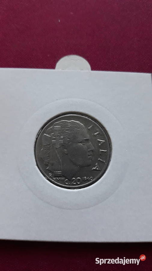 20 Centimo Włochy 1940 r Konin sprzedam
