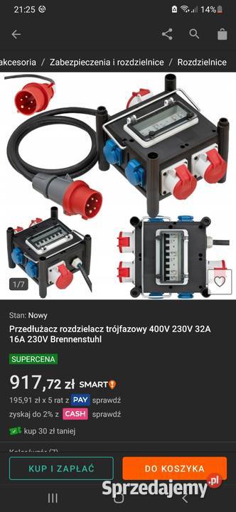 Nowa ERB Rozdzielnica Skrzynka Lubień Kujawski