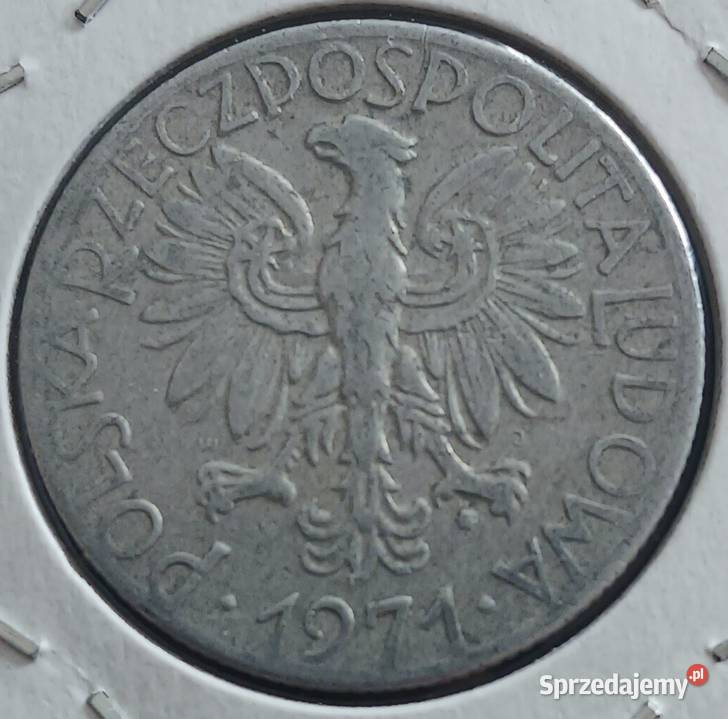 5 Złotych Rybak 1971 r 1 najniższy nakład Konin sprzedam