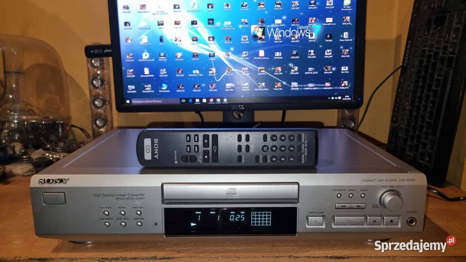 Odtwarzacz CD Sony CDPXE520 CDText pilot Top łódzkie Warta sprzedam