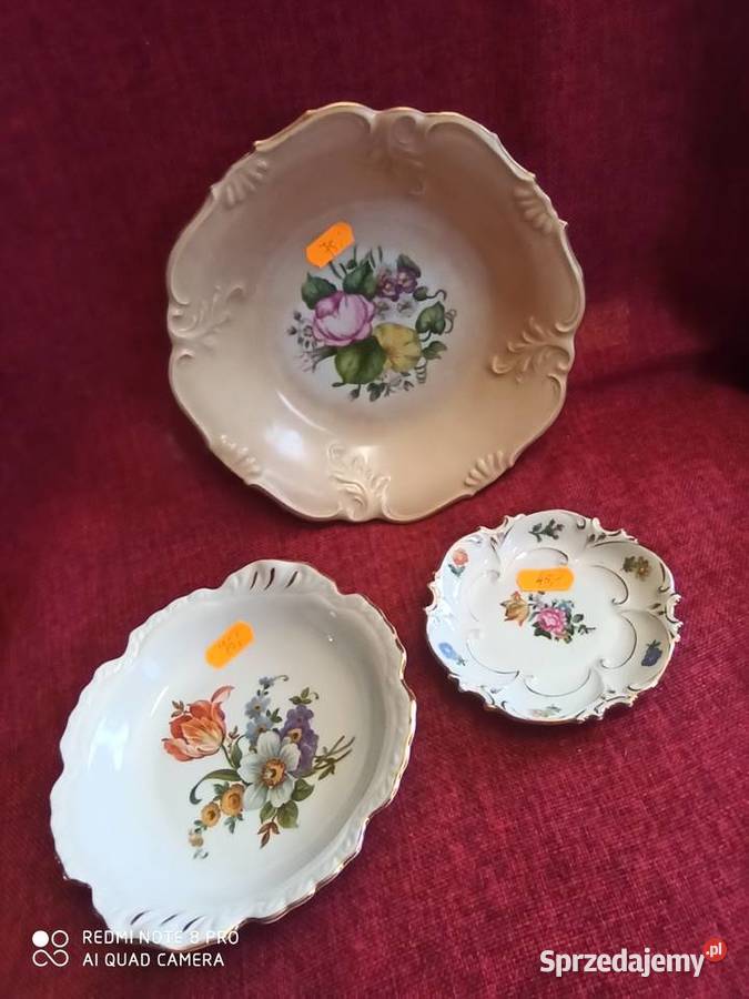 Paterka miseczka ręcznie zdobiona Syg Inicjały J