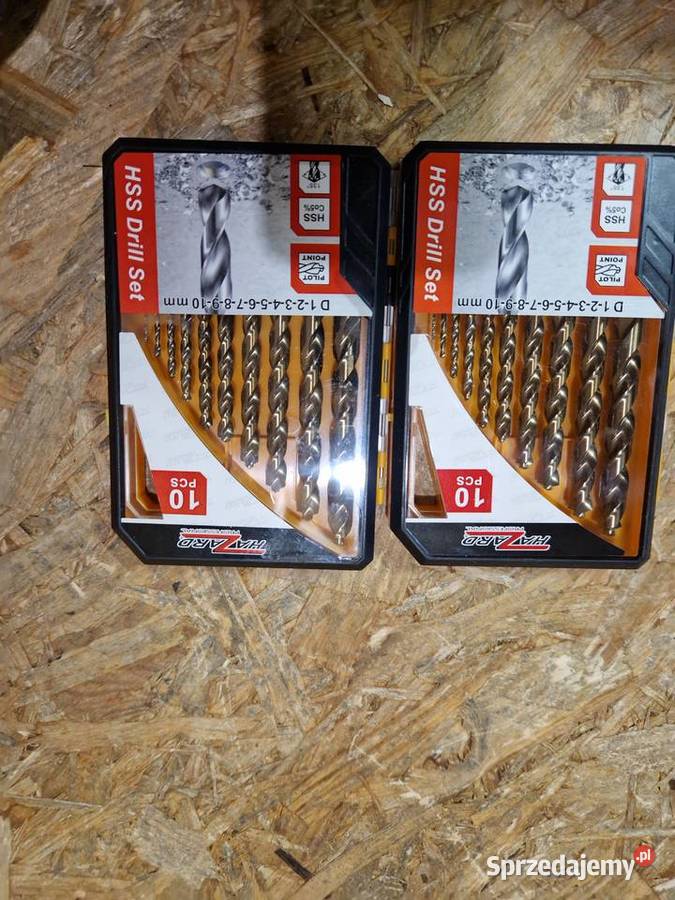 ZESTAW WIERTEŁ KOBALTOWYCH DO METALU Głogowa