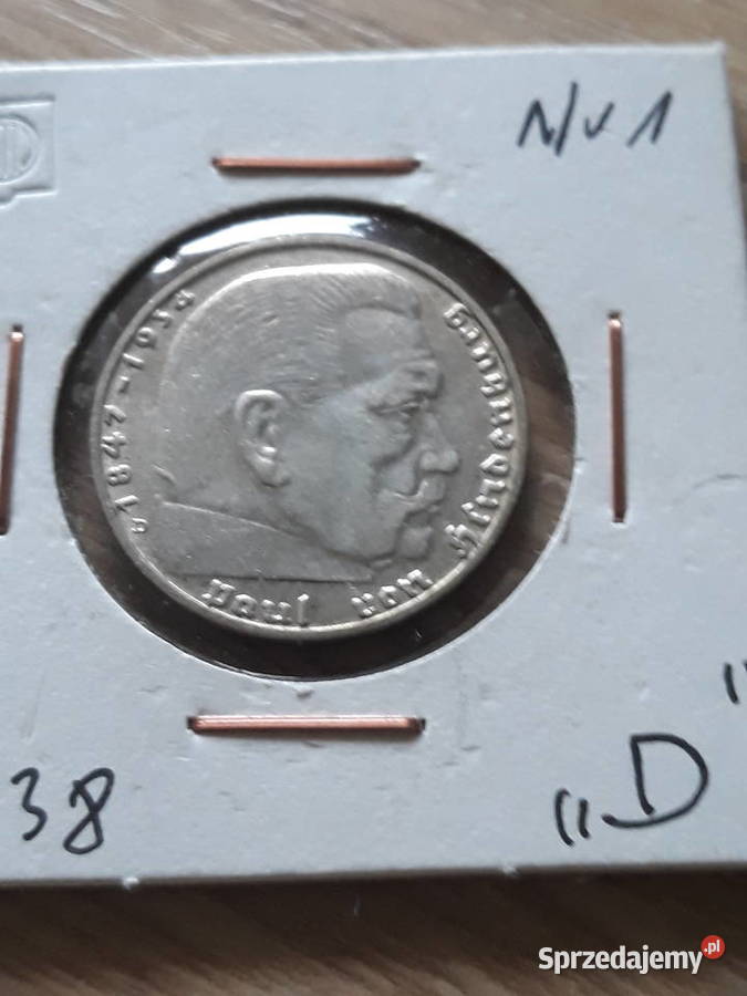 2 Marki Paul von Hindenburg 1938 rmen D 1J Konin
